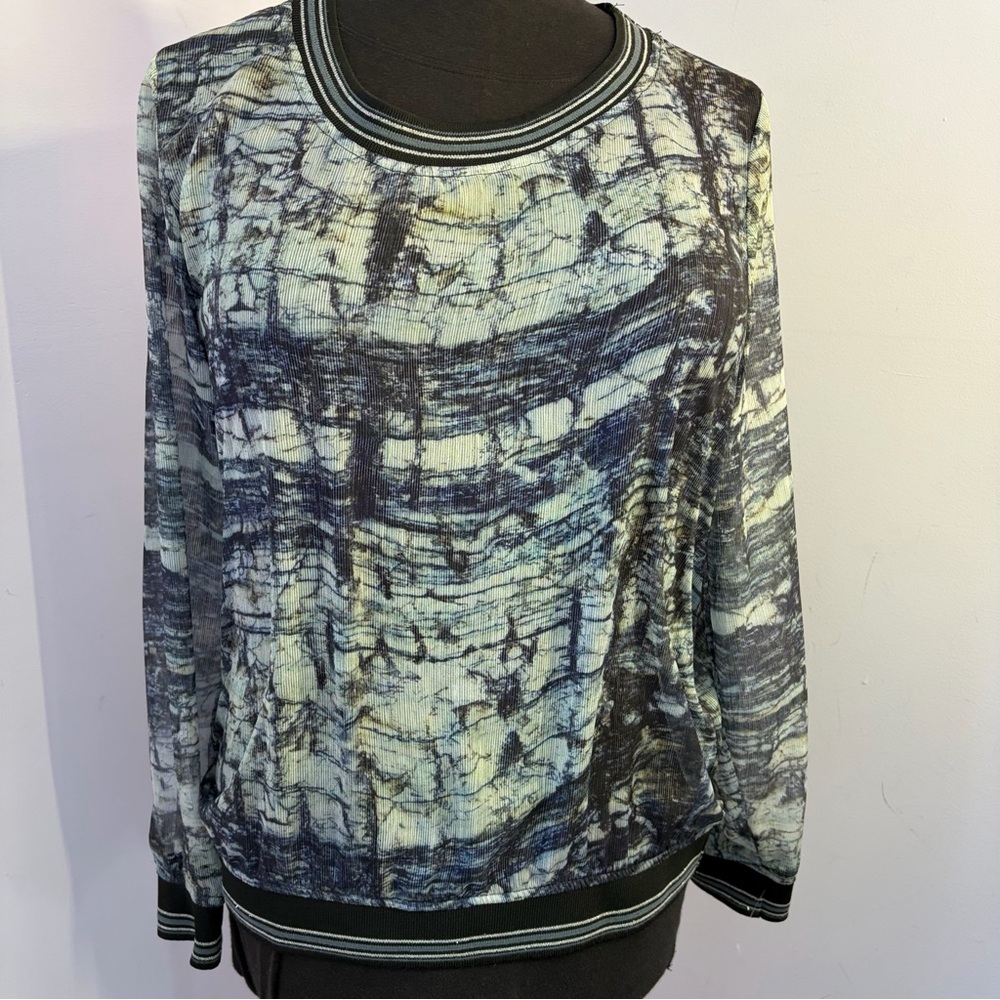 Michael Taylor Sheer Top, NWT, Size L
